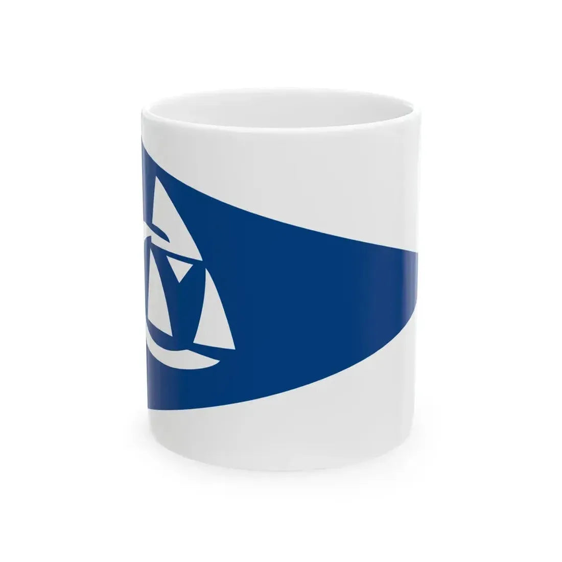 Burgee of CV Rosario (Argentina) White Coffee Mug 11oz - Go Mug Yourself