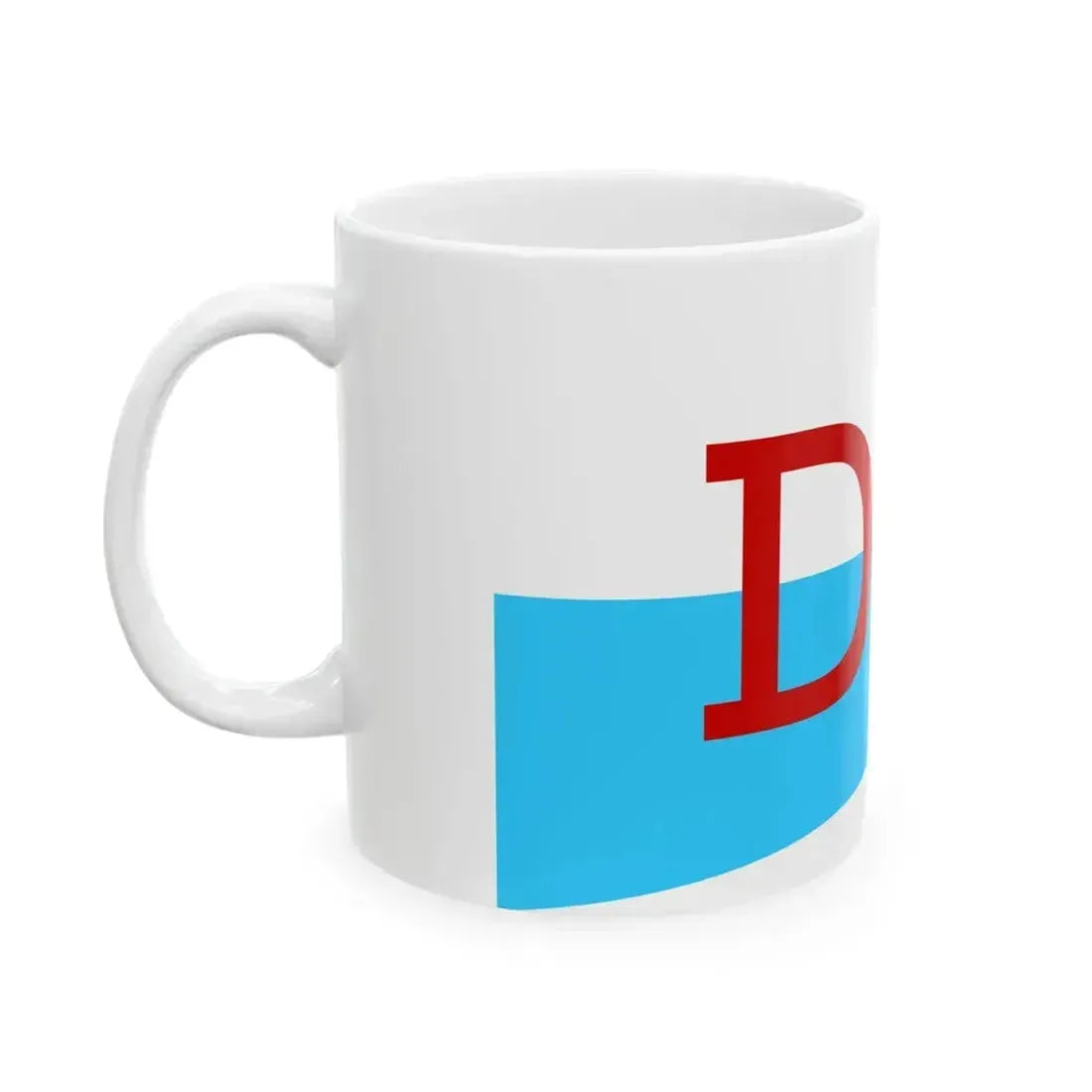 Burgee of Detroit Boat Club (United States) White Coffee Mug - Go Mug Yourself