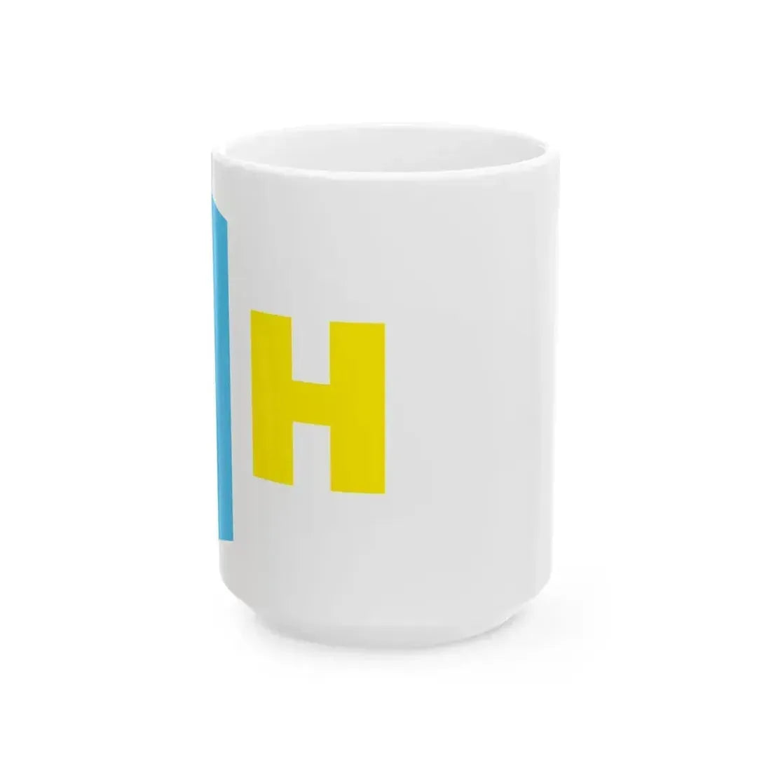 Burgee of Hofstade Zeilclub (Belgium) White Coffee Mug 15oz - Go Mug Yourself