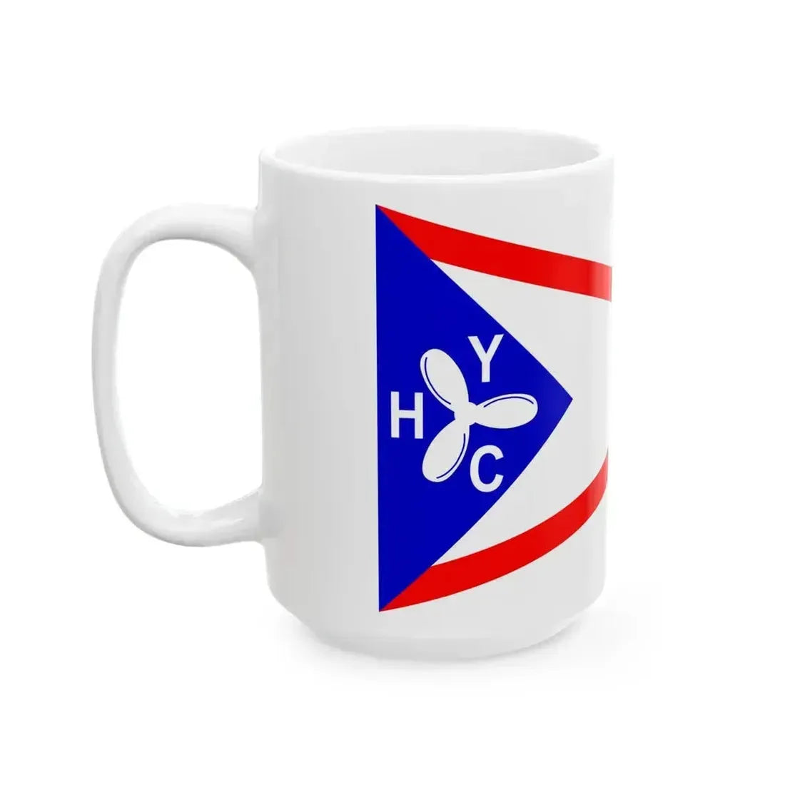 Burgee of Houston YC (United States) White Coffee Mug - Go Mug Yourself