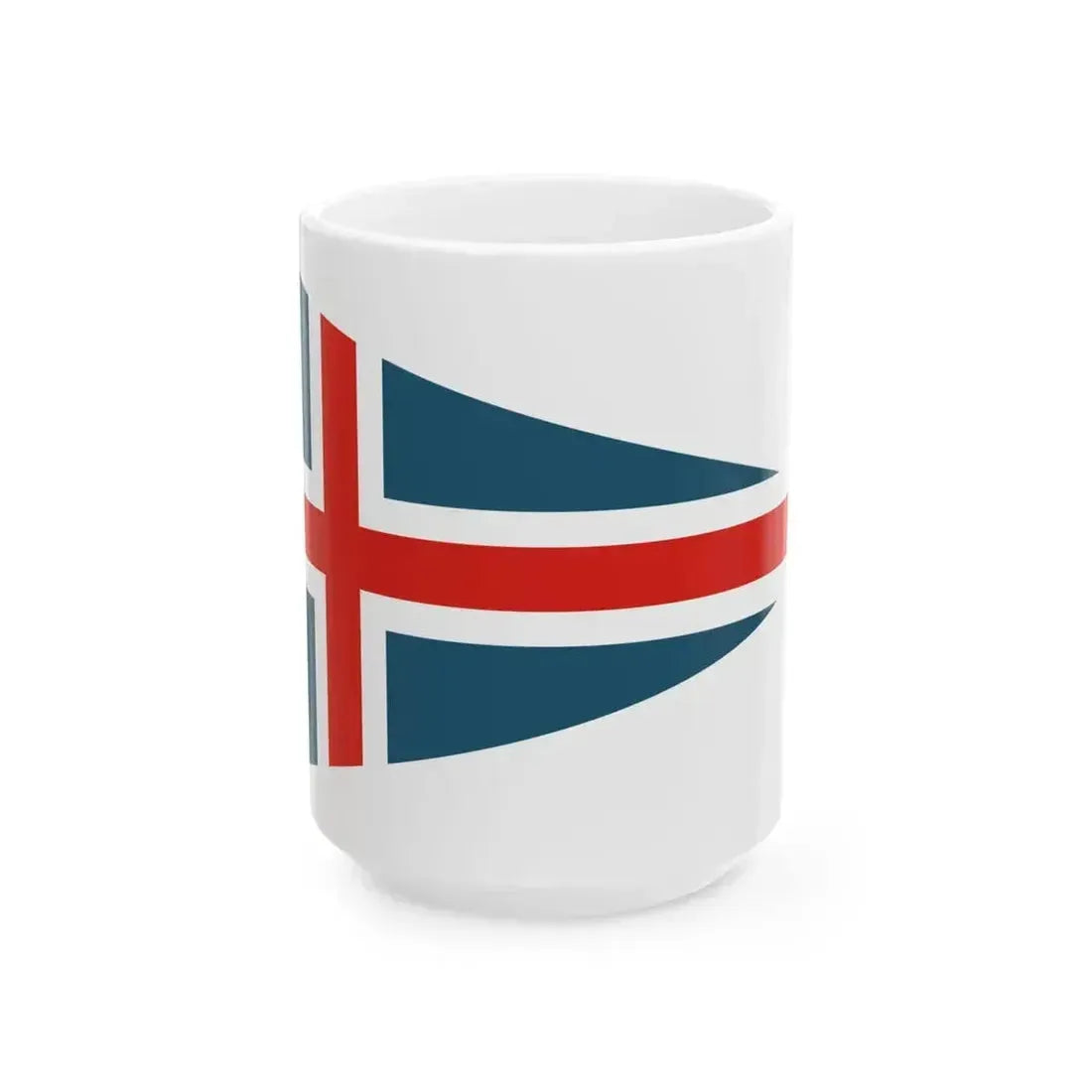 Burgee of Hungaria Yacht Club (Hungary) White Coffee Mug 15oz - Go Mug Yourself