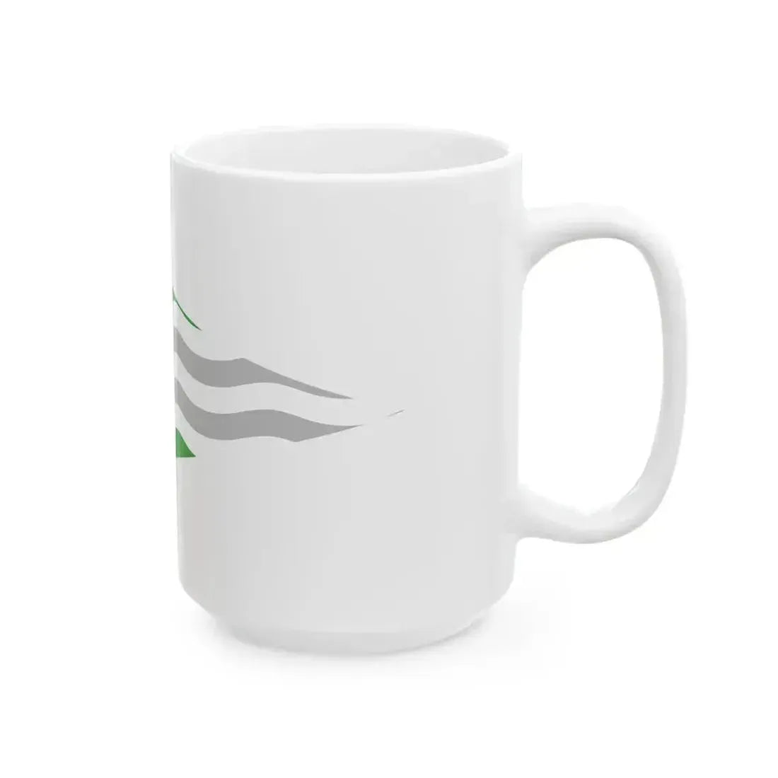 Burgee of Inland Waterways Association of Ireland (Ireland) White Coffee Mug - Go Mug Yourself