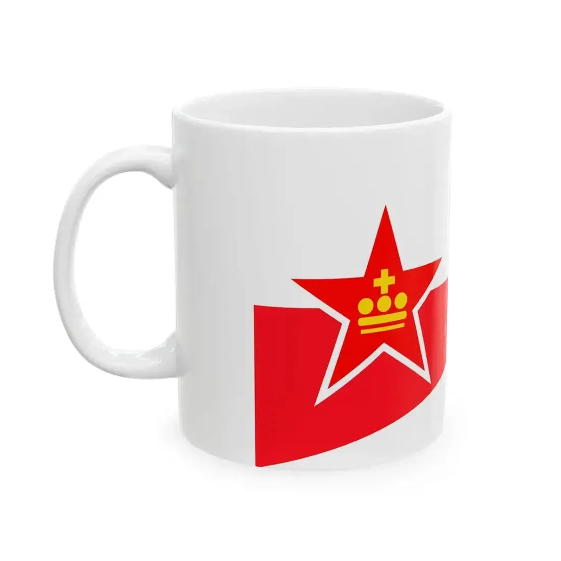 Burgee of Koninklijke Liberty YC (Belgium) White Coffee Mug - Go Mug Yourself