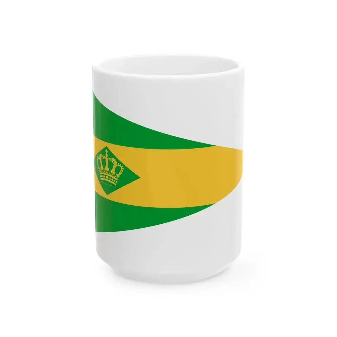 Burgee of Koninklijke Watersport Vereeniging Loosdrecht (Netherlands) White Coffee Mug 15oz - Go Mug Yourself