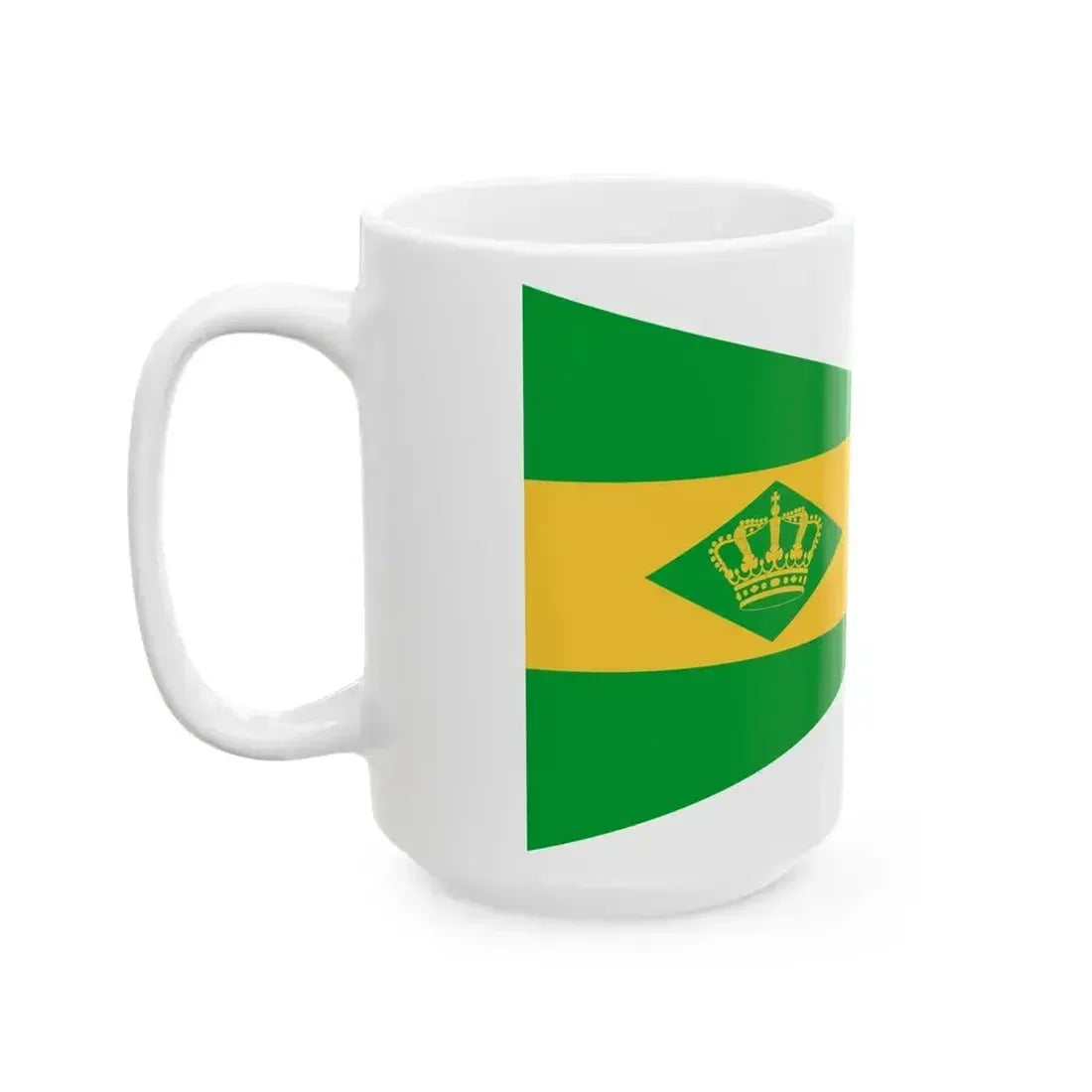 Burgee of Koninklijke Watersport Vereeniging Loosdrecht (Netherlands) White Coffee Mug - Go Mug Yourself