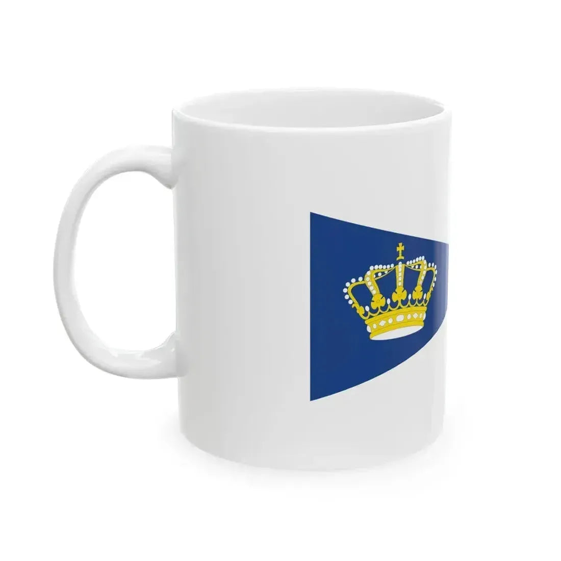 Burgee of Koninklijke Watersportvereniging De Kaag (Netherlands) White Coffee Mug - Go Mug Yourself