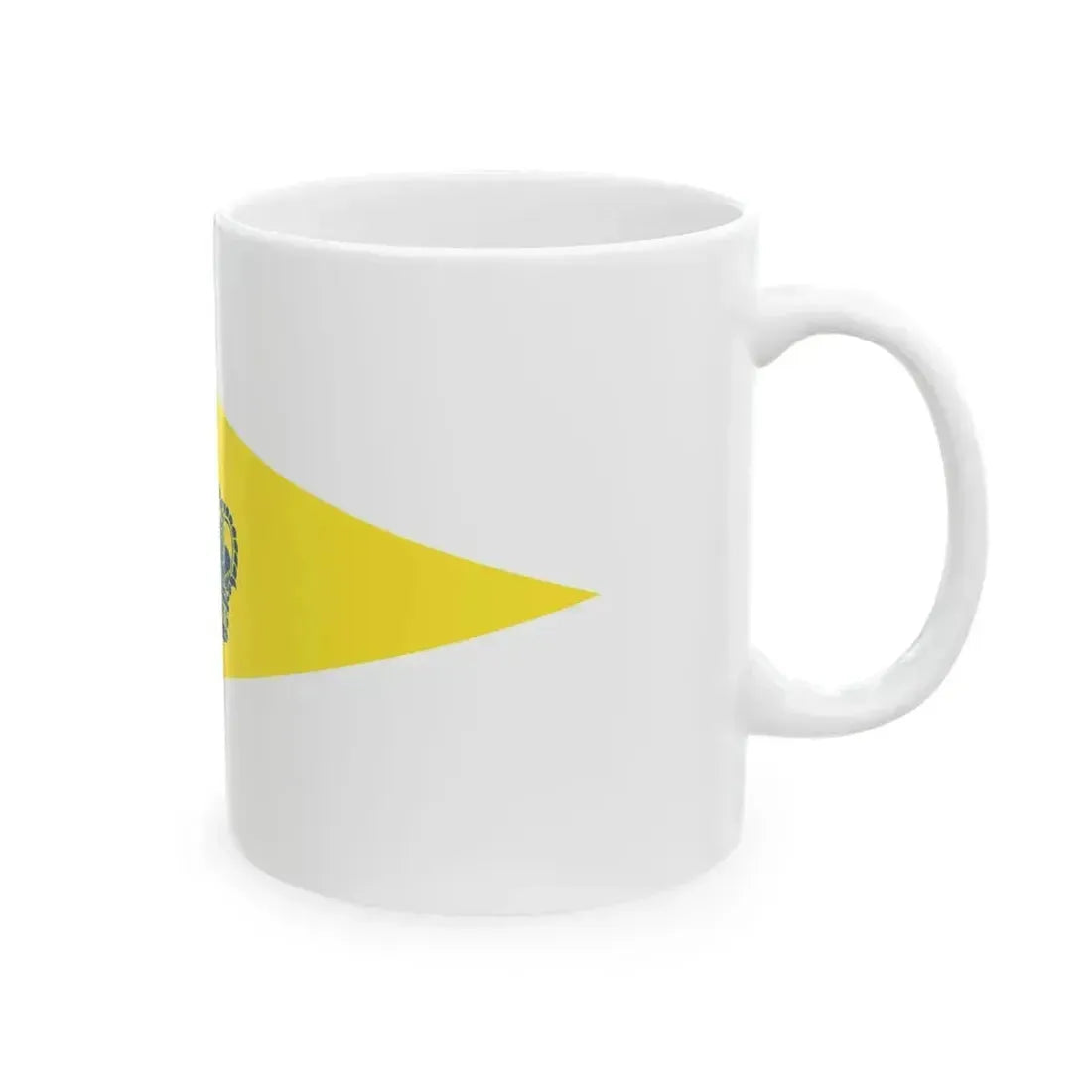Burgee of Koninklijke Yacht Club Nieuwpoort (Belgium) White Coffee Mug - Go Mug Yourself
