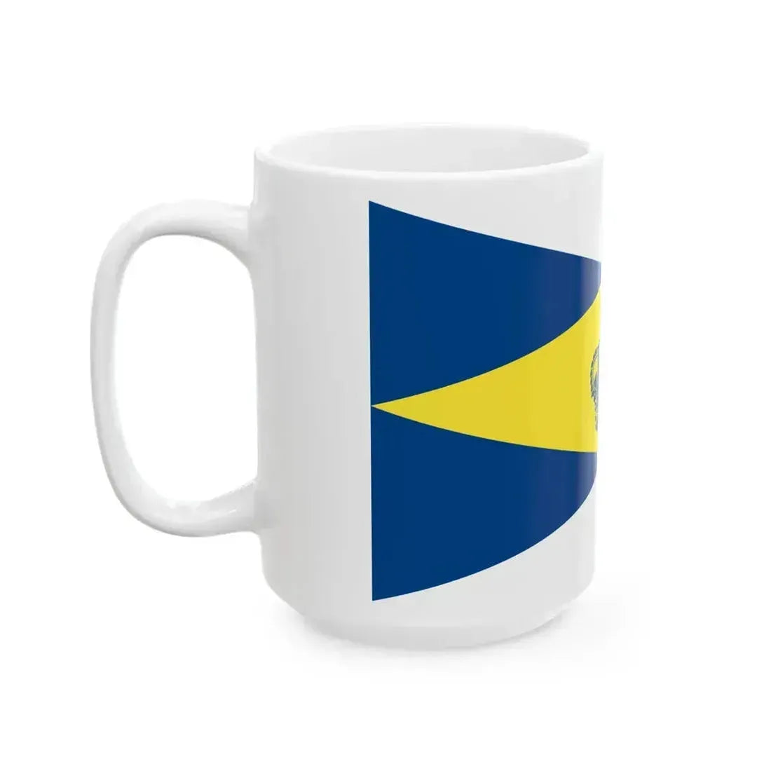 Burgee of Koninklijke Yacht Club Nieuwpoort (Belgium) White Coffee Mug - Go Mug Yourself