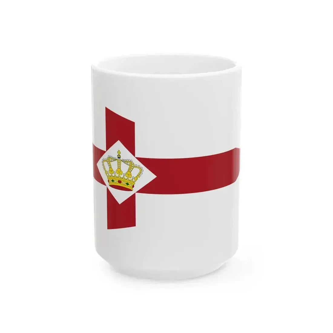 Burgee of KRZV De Maas (Netherlands) White Coffee Mug 15oz - Go Mug Yourself