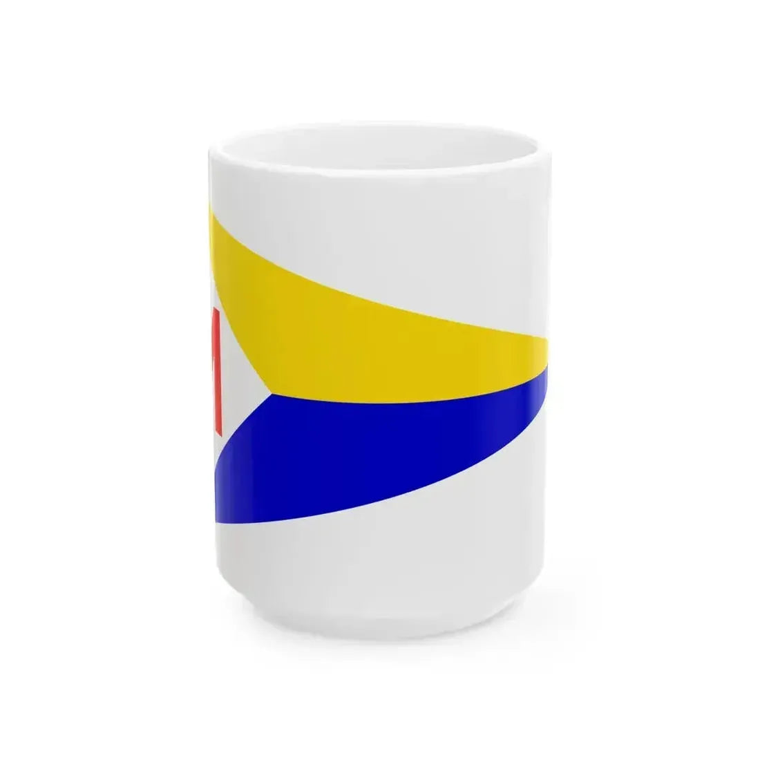 Burgee of Lake Merritt Sailing Club (United States) White Coffee Mug 15oz - Go Mug Yourself