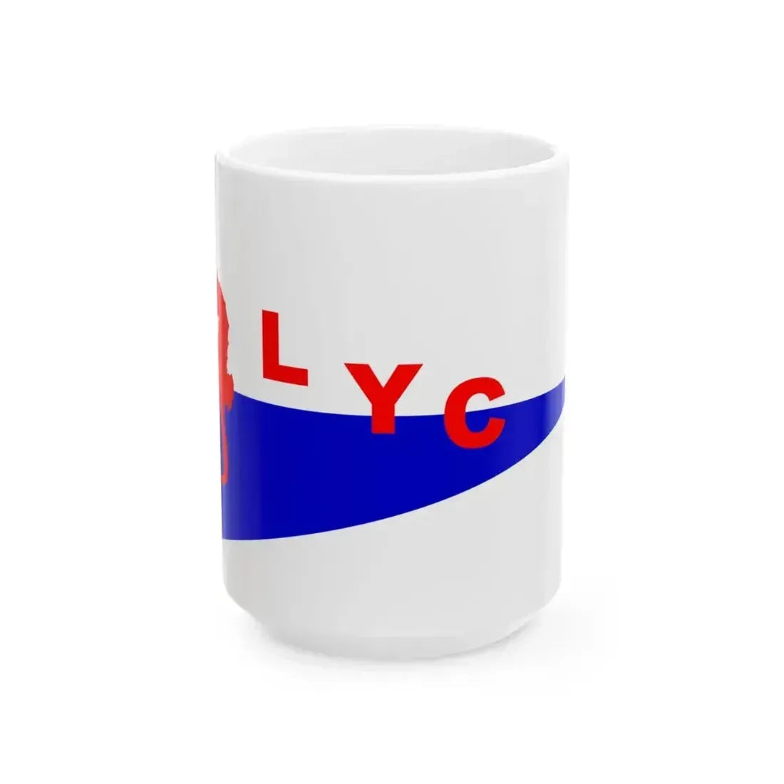 Burgee of Lakewood YC (United States) White Coffee Mug 15oz - Go Mug Yourself