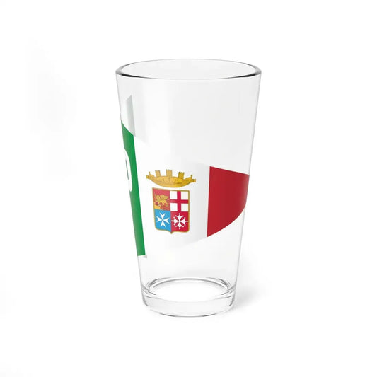 Burgee of mail ships of Italy (Italy) Pint Glass 16oz 16oz - Go Mug Yourself