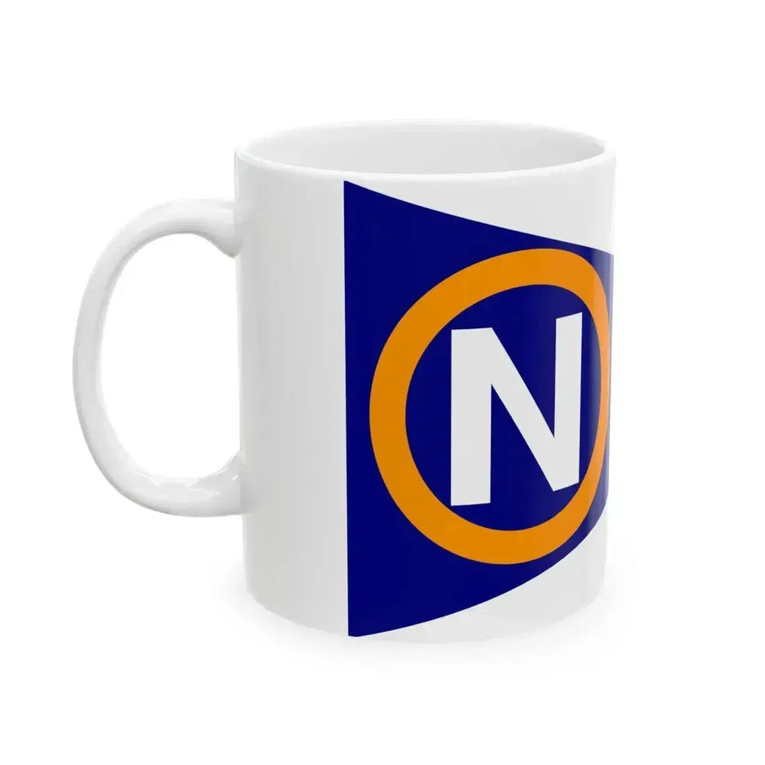 Burgee of Newport Harbor Yacht Club (United States) White Coffee Mug - Go Mug Yourself