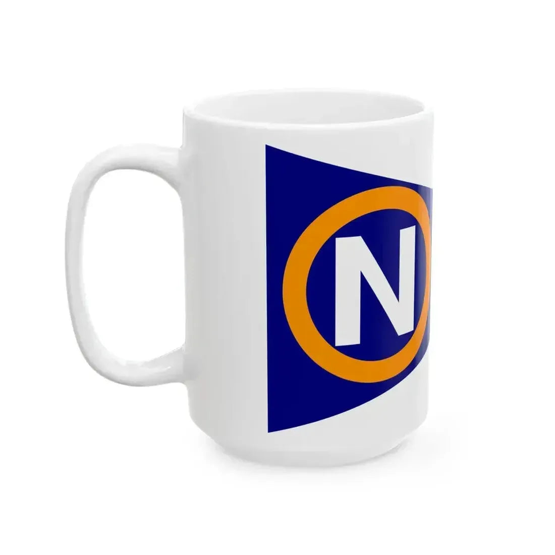 Burgee of Newport Harbor Yacht Club (United States) White Coffee Mug - Go Mug Yourself