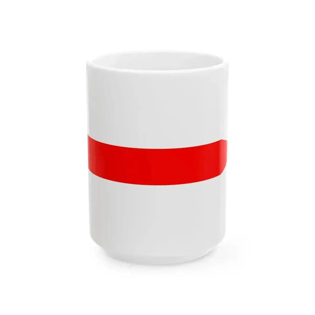 Burgee of Nippon Ocean Racing Club (Japan) White Coffee Mug 15oz - Go Mug Yourself