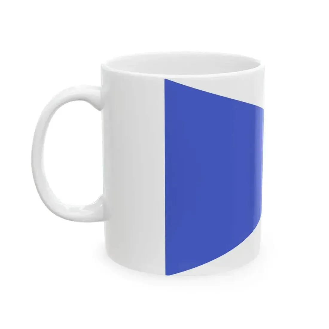 Burgee of officier in command of the Regia Marina (Italy) White Coffee Mug - Go Mug Yourself
