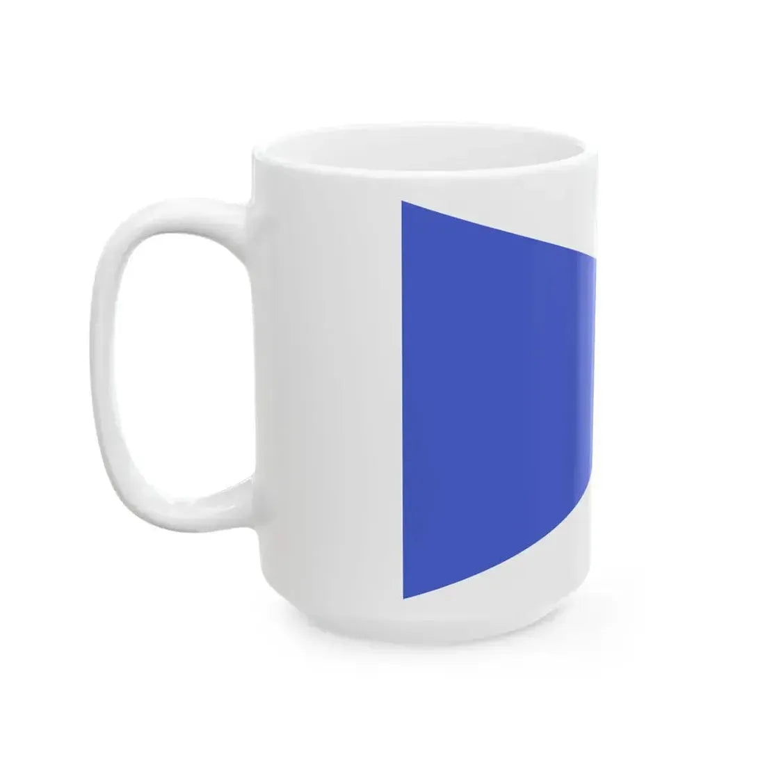 Burgee of officier in command of the Regia Marina (Italy) White Coffee Mug - Go Mug Yourself