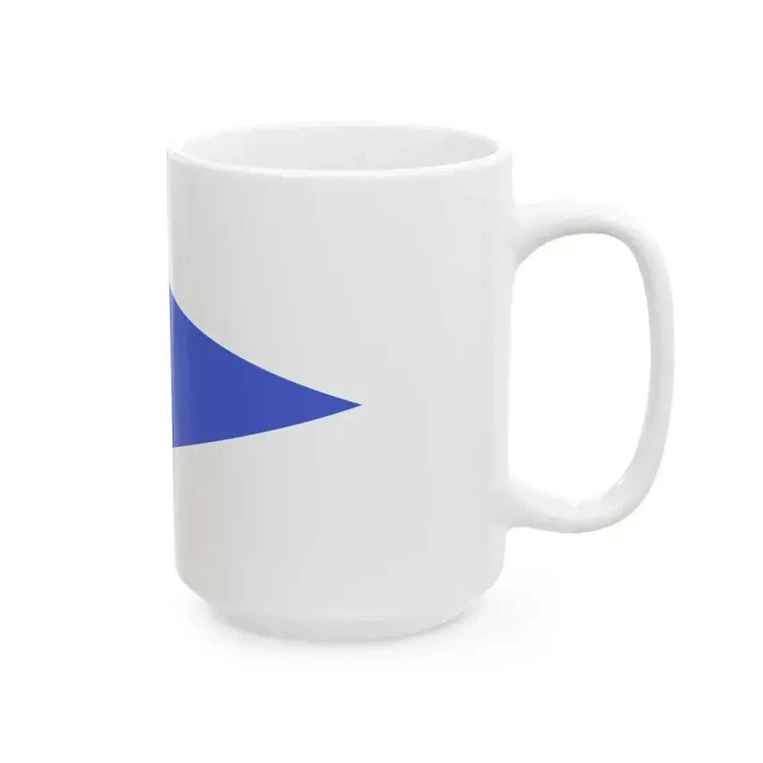Burgee of officier in command of the Regia Marina (Italy) White Coffee Mug - Go Mug Yourself