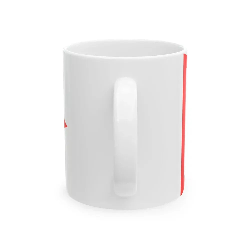 Burgee of Oklahoma City Boat Club (United States) White Coffee Mug - Go Mug Yourself
