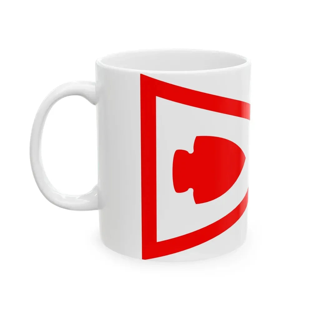 Burgee of Oklahoma City Boat Club (United States) White Coffee Mug - Go Mug Yourself