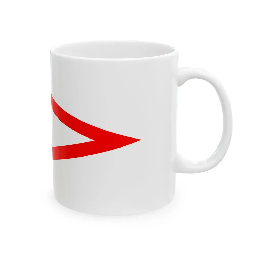 Burgee of Oklahoma City Boat Club (United States) White Coffee Mug - Go Mug Yourself