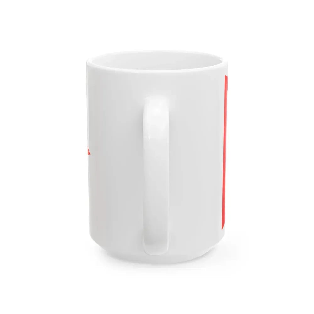Burgee of Oklahoma City Boat Club (United States) White Coffee Mug - Go Mug Yourself