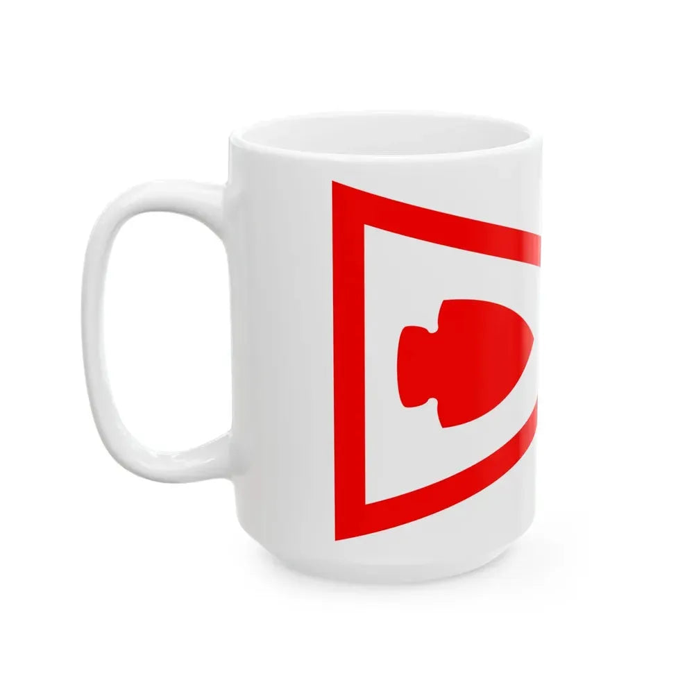 Burgee of Oklahoma City Boat Club (United States) White Coffee Mug - Go Mug Yourself