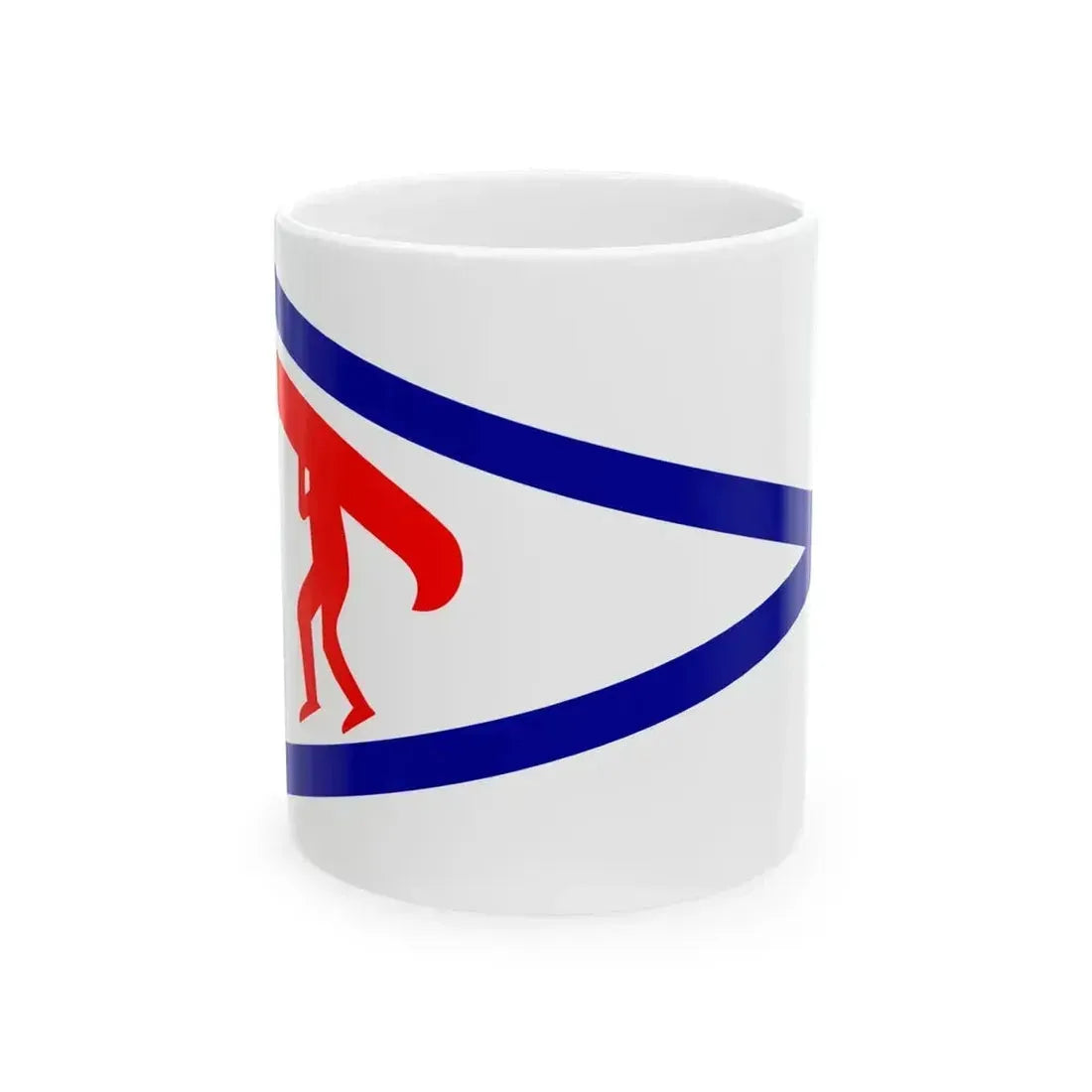 Burgee of Portage Lakes YC (United States) White Coffee Mug 11oz - Go Mug Yourself