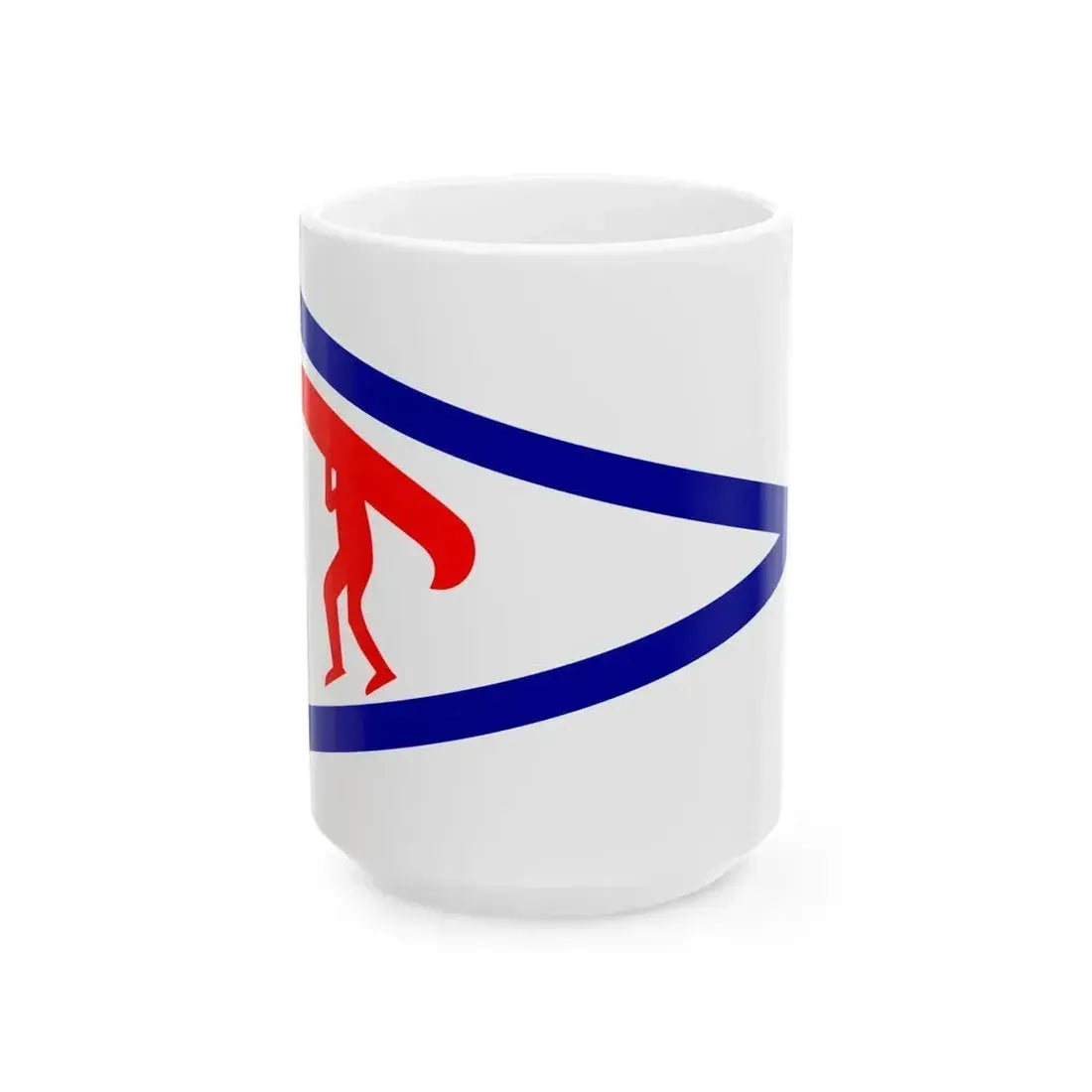 Burgee of Portage Lakes YC (United States) White Coffee Mug 15oz - Go Mug Yourself