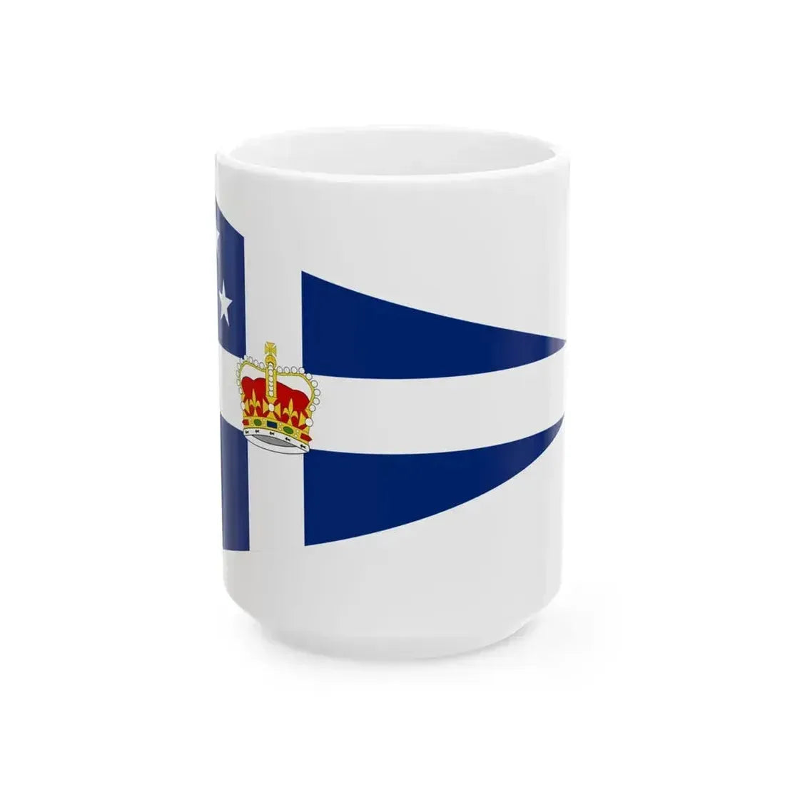 Burgee of rnzys (New Zealand) White Coffee Mug 15oz - Go Mug Yourself