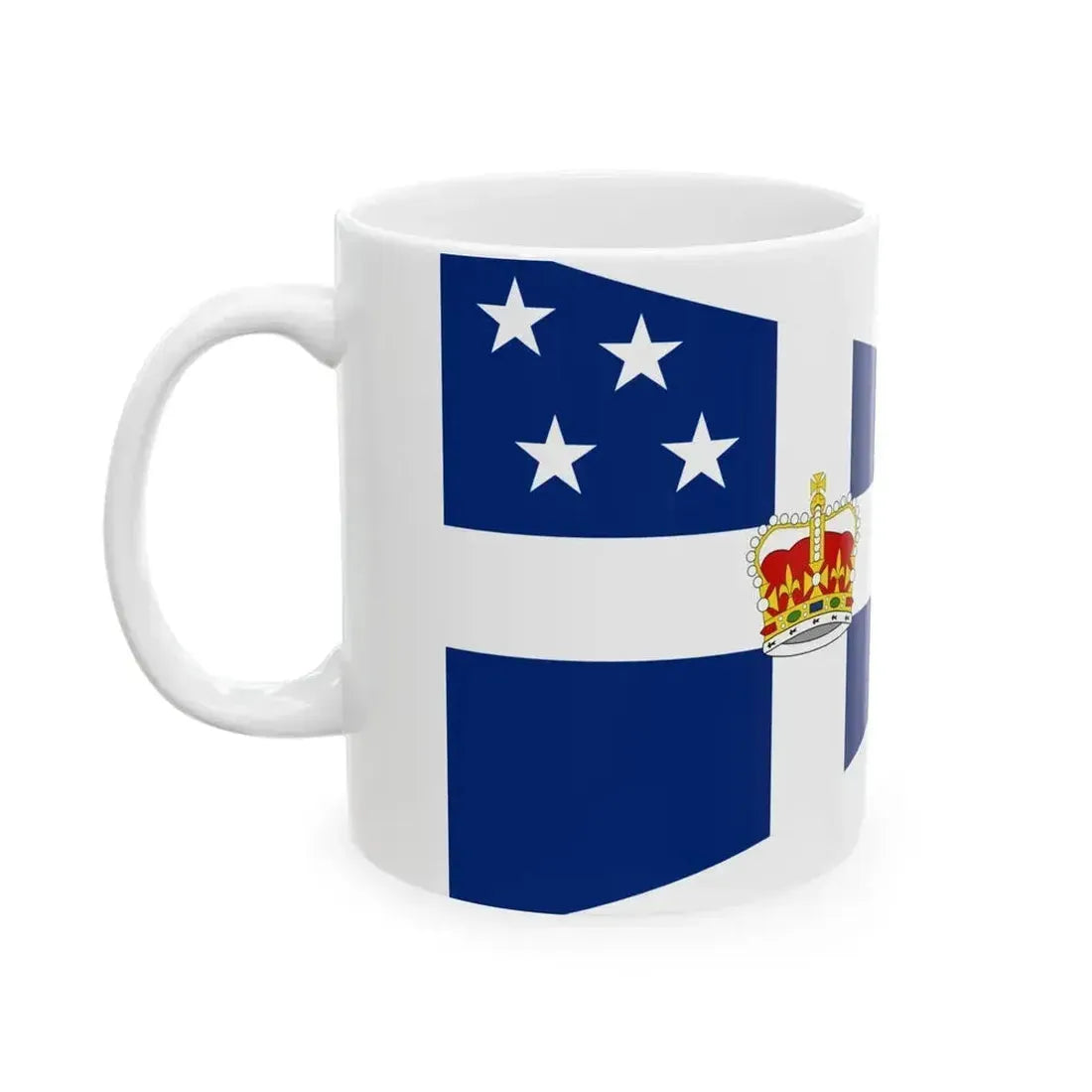 Burgee of rnzys (New Zealand) White Coffee Mug - Go Mug Yourself