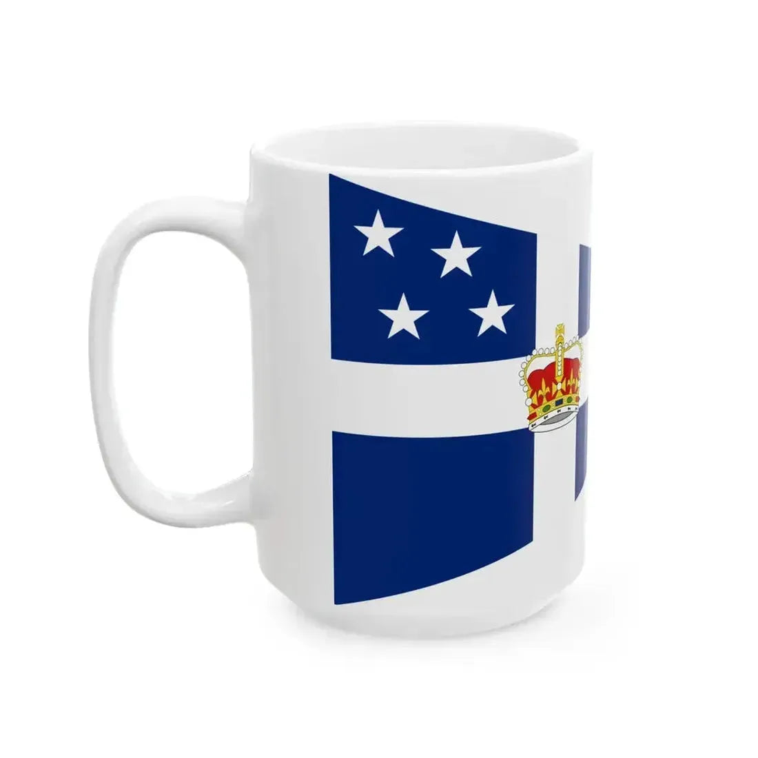 Burgee of rnzys (New Zealand) White Coffee Mug - Go Mug Yourself