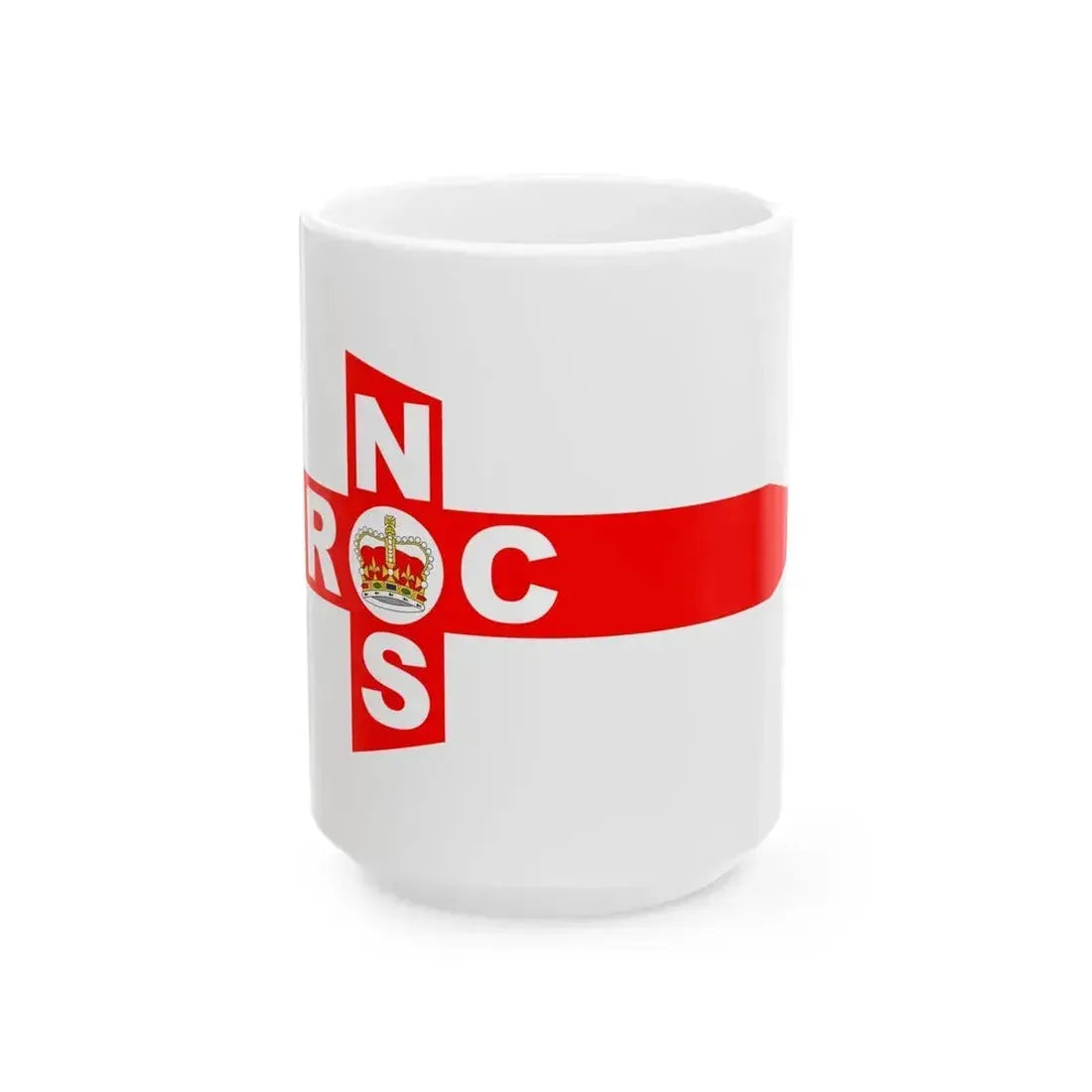 Burgee of Royal Nassau Sailing Club (Bahamas) White Coffee Mug 15oz - Go Mug Yourself