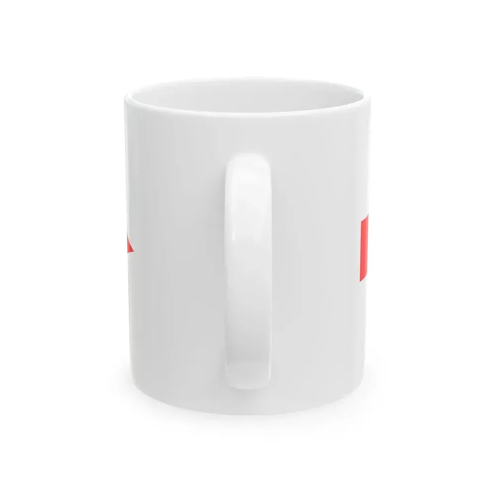 Burgee of Royal Nassau Sailing Club (Bahamas) White Coffee Mug - Go Mug Yourself