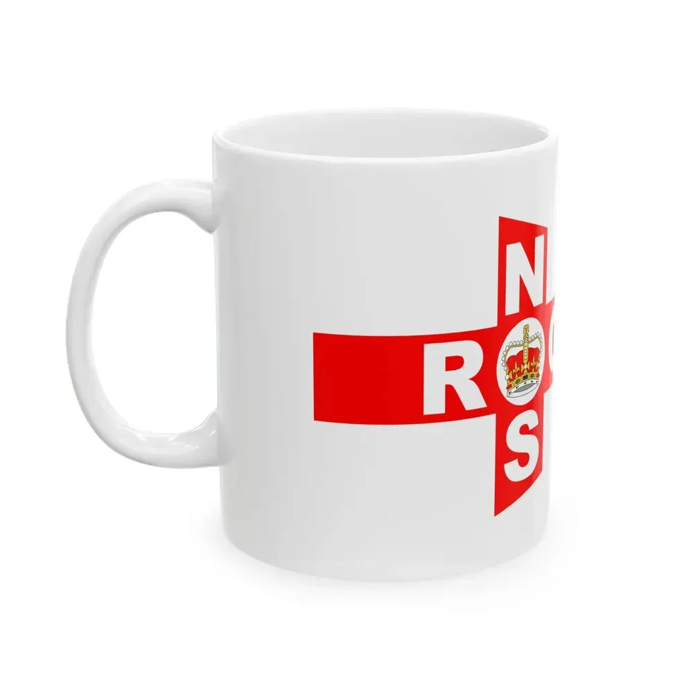 Burgee of Royal Nassau Sailing Club (Bahamas) White Coffee Mug - Go Mug Yourself