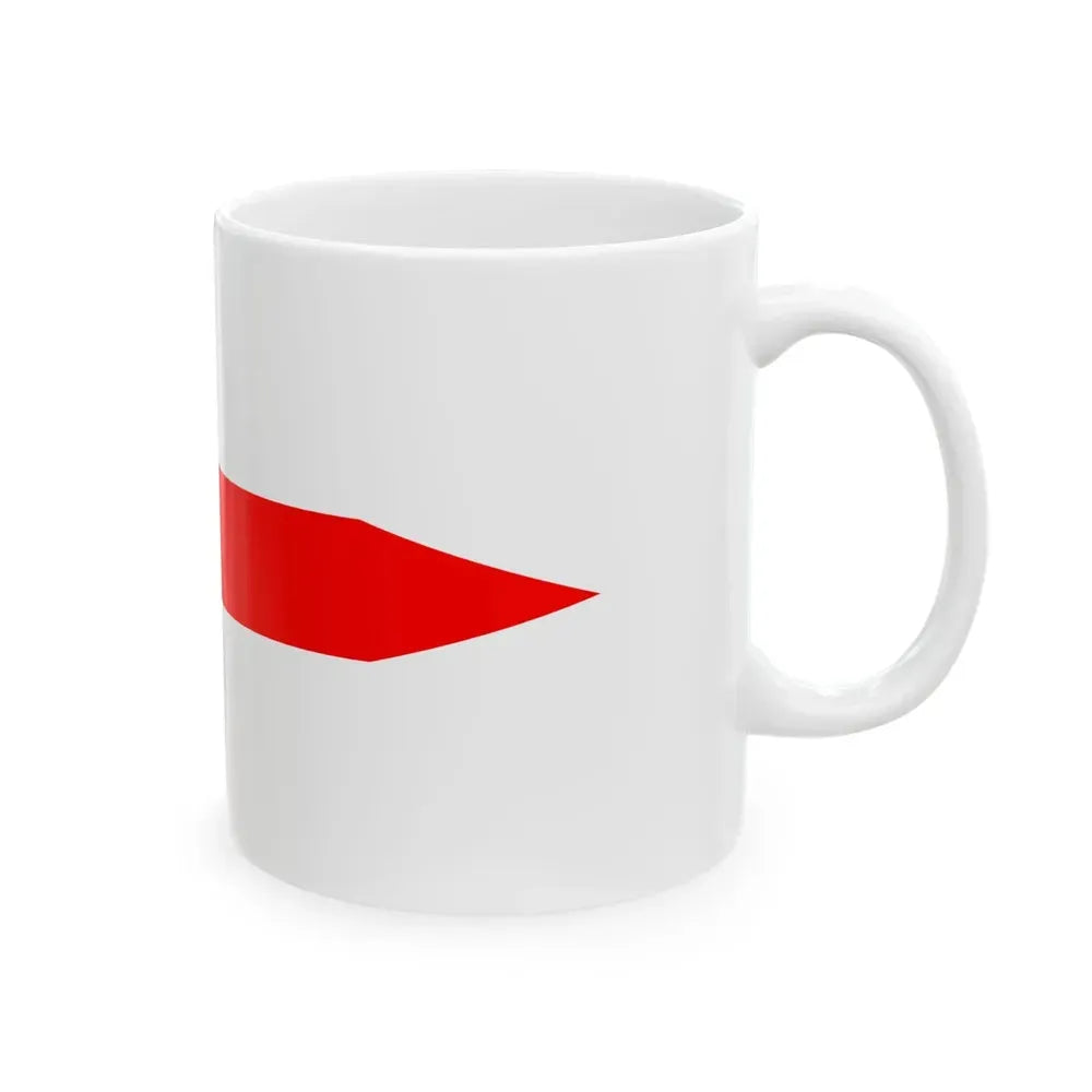 Burgee of Royal Nassau Sailing Club (Bahamas) White Coffee Mug - Go Mug Yourself