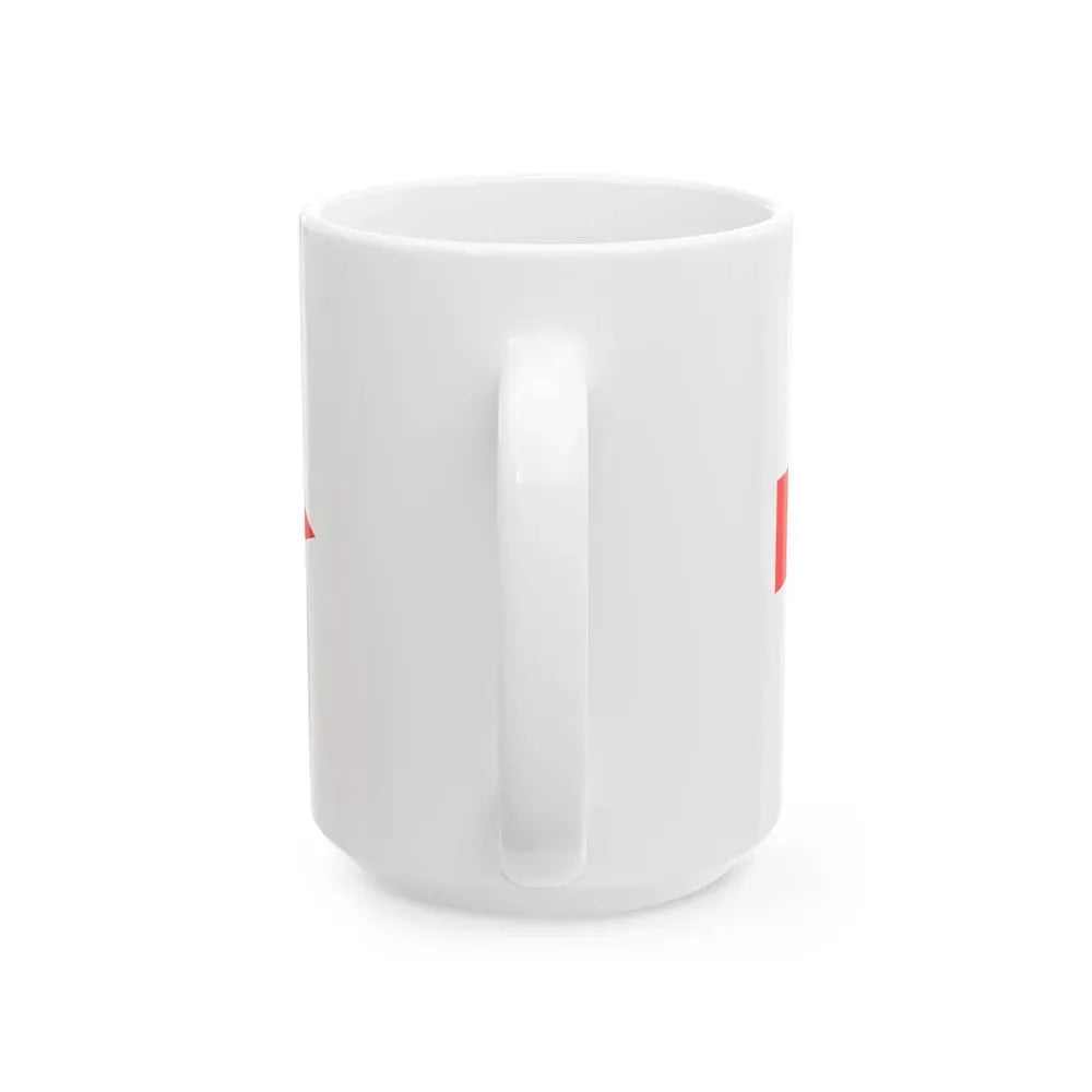 Burgee of Royal Nassau Sailing Club (Bahamas) White Coffee Mug - Go Mug Yourself