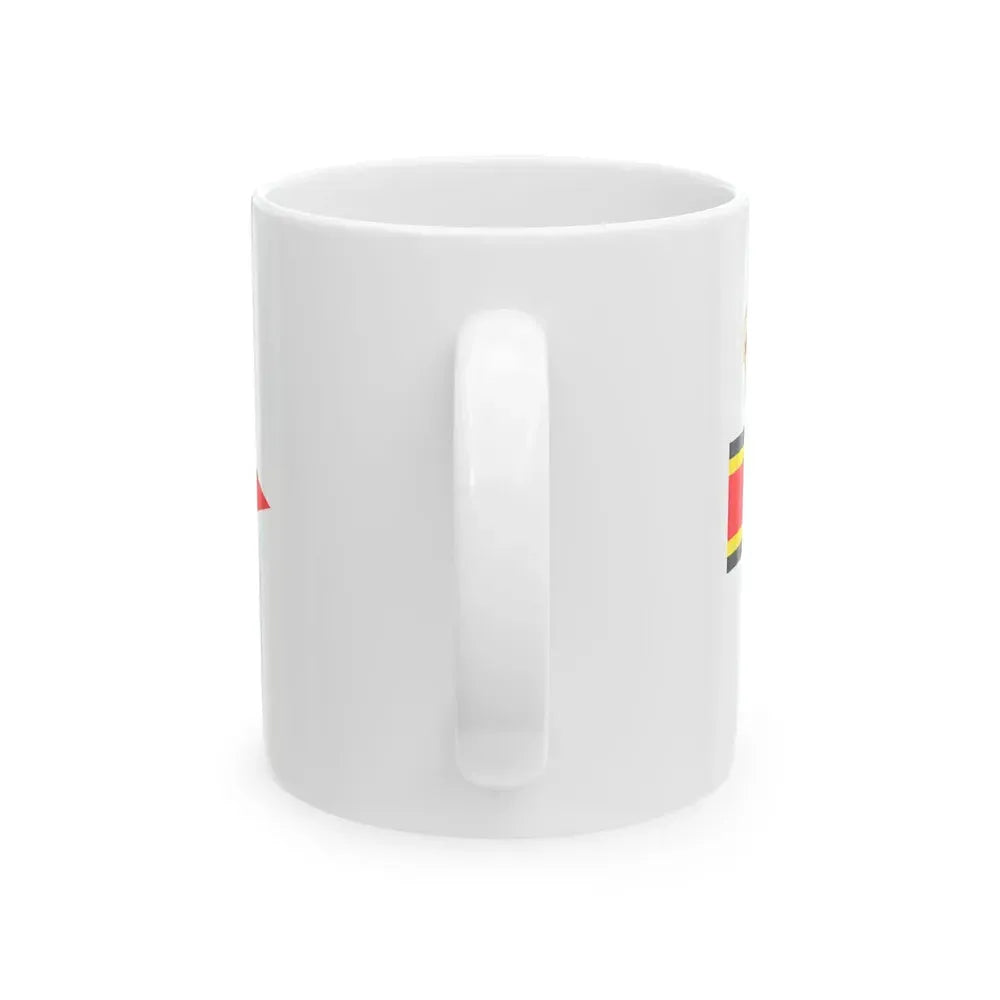 Burgee of Royal North Sea YC (Belgium) White Coffee Mug - Go Mug Yourself