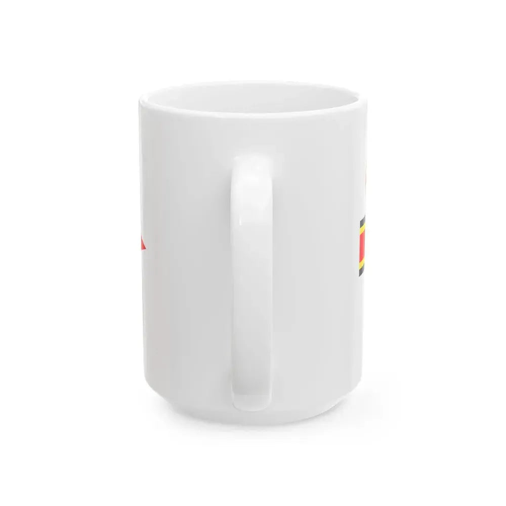 Burgee of Royal North Sea YC (Belgium) White Coffee Mug - Go Mug Yourself