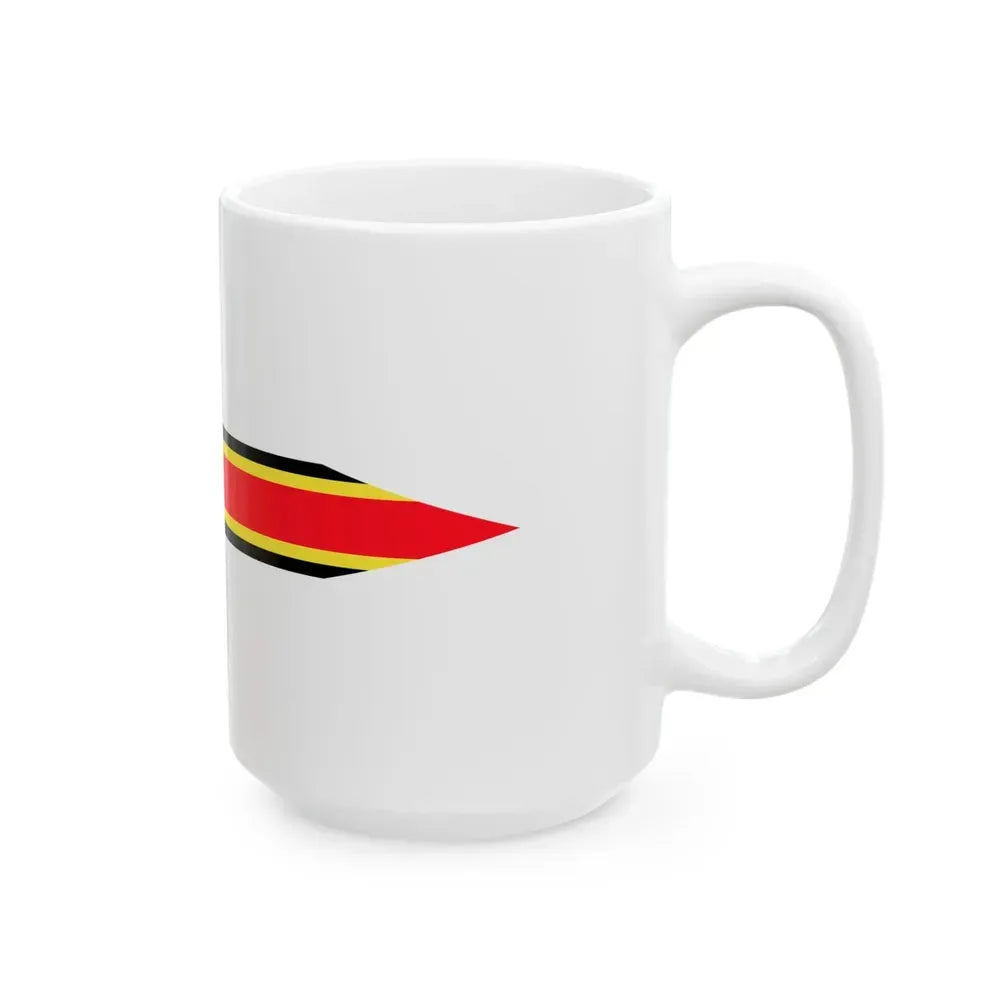 Burgee of Royal North Sea YC (Belgium) White Coffee Mug - Go Mug Yourself
