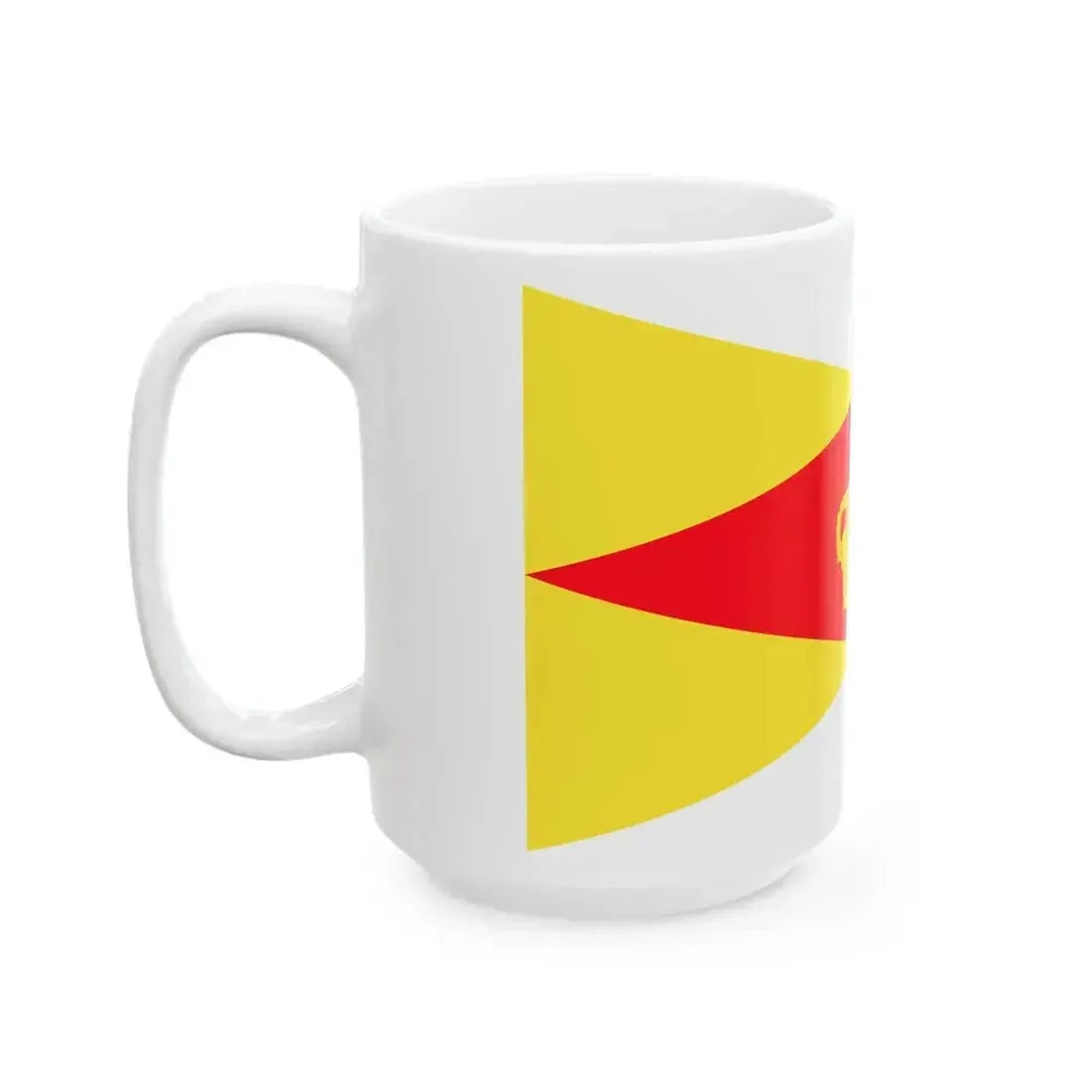 Burgee of Royal Yacht Club Oostende (Belgium) White Coffee Mug - Go Mug Yourself