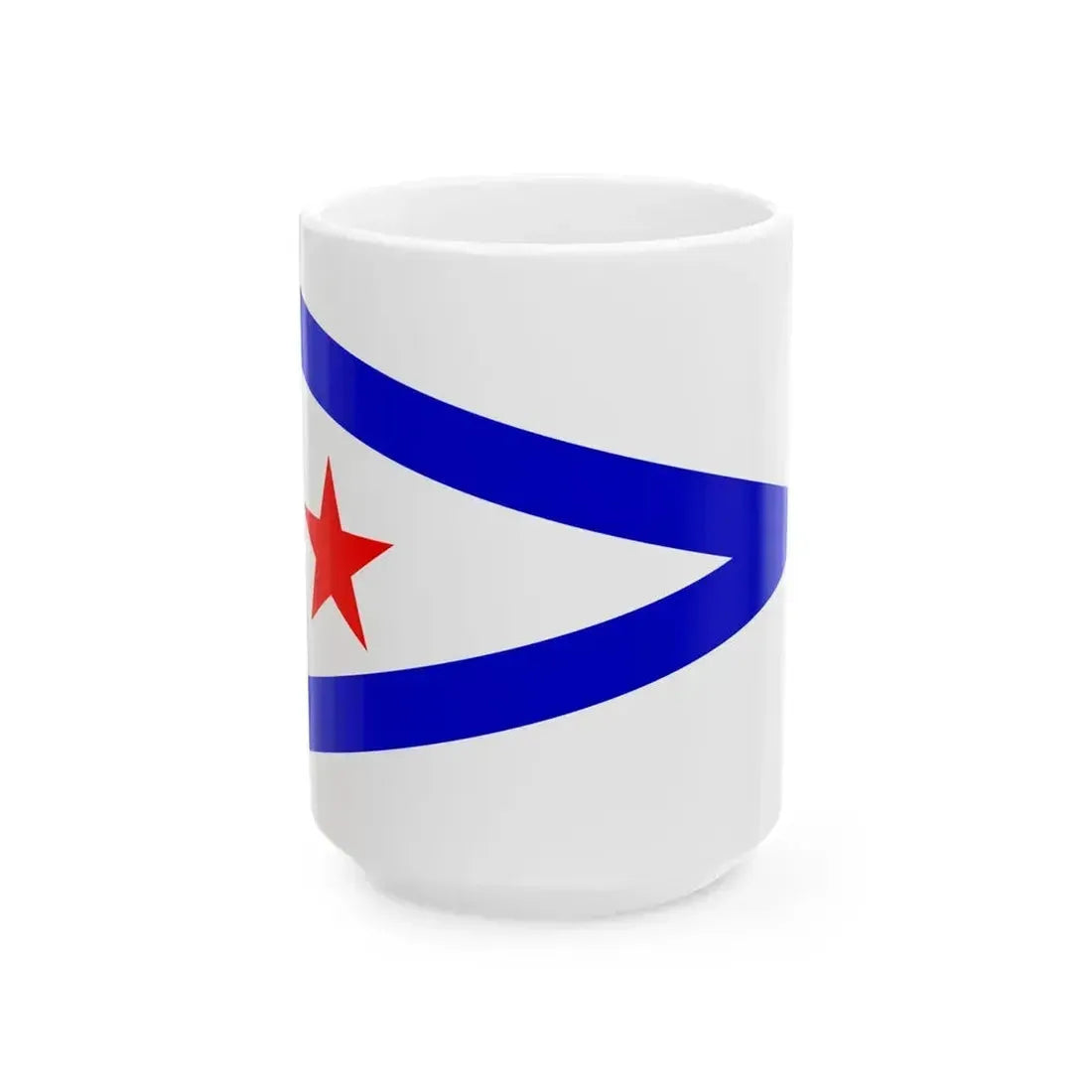 Burgee of San Diego Yacht Club (United States) White Coffee Mug 15oz - Go Mug Yourself