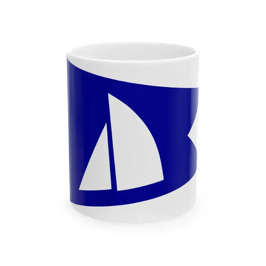 Burgee of Sandusky Sailing Club (United States) White Coffee Mug 11oz - Go Mug Yourself