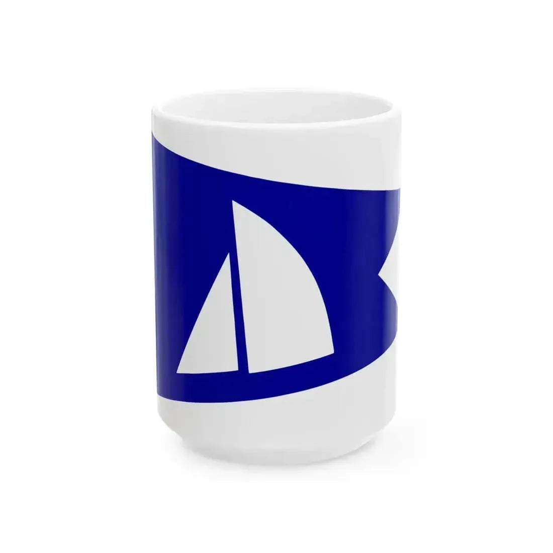Burgee of Sandusky Sailing Club (United States) White Coffee Mug 15oz - Go Mug Yourself