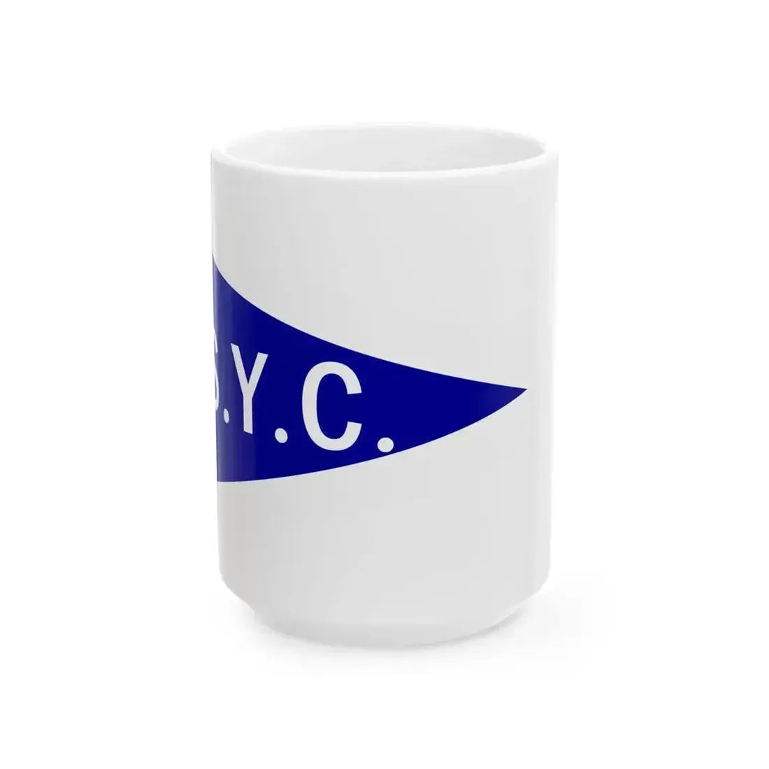 Burgee of Sandusky Yacht Club (United States) White Coffee Mug 15oz - Go Mug Yourself