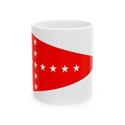 Burgee of Sayville YC (United States) White Coffee Mug 11oz - Go Mug Yourself