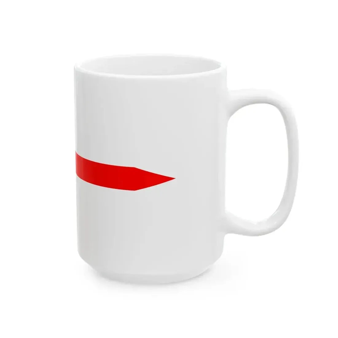 Burgee of Skovshoved Sejlklub (Denmark) White Coffee Mug - Go Mug Yourself