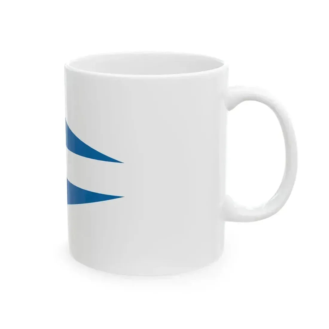 Burgee of Societa Triestina della Vela (Italy) White Coffee Mug - Go Mug Yourself
