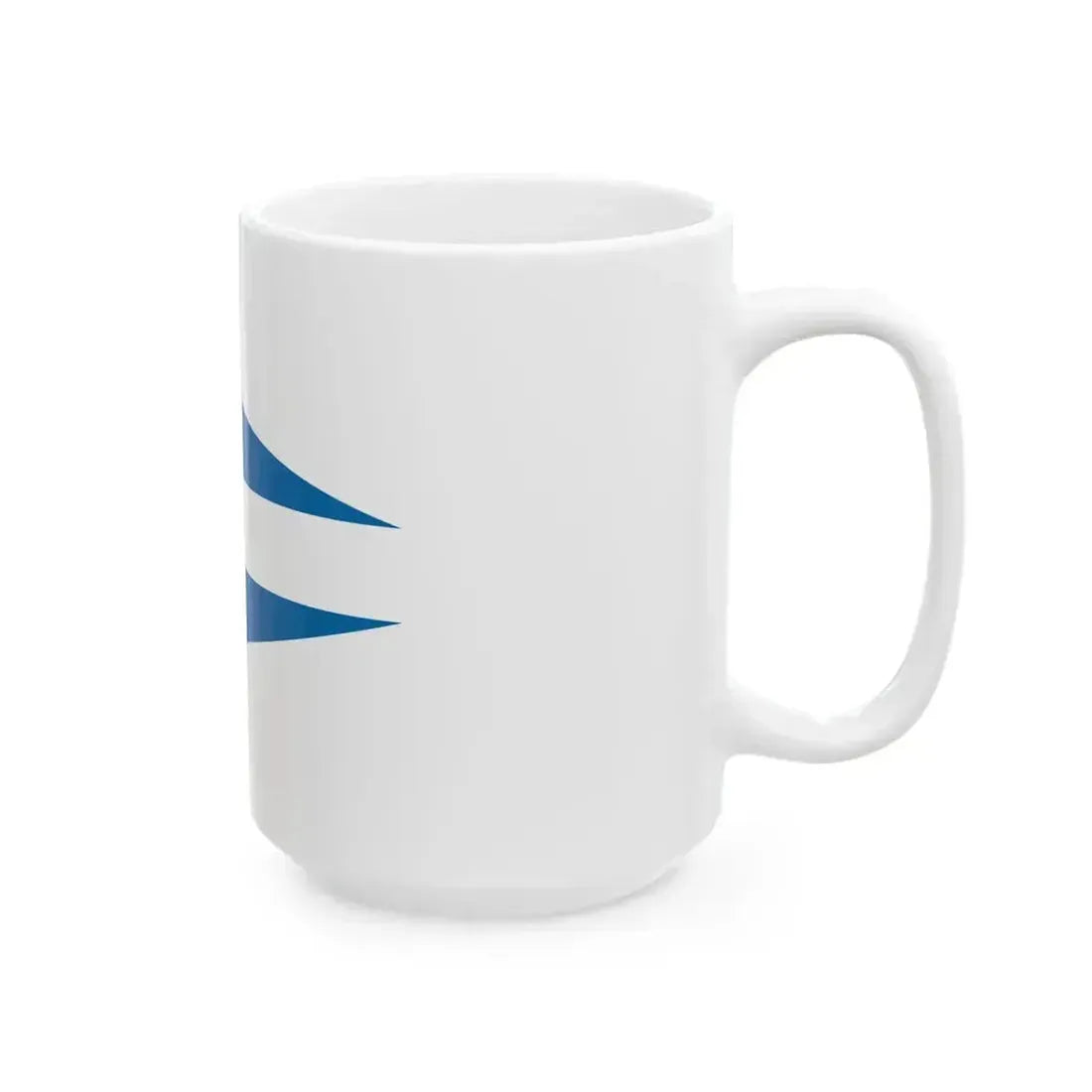 Burgee of Societa Triestina della Vela (Italy) White Coffee Mug - Go Mug Yourself
