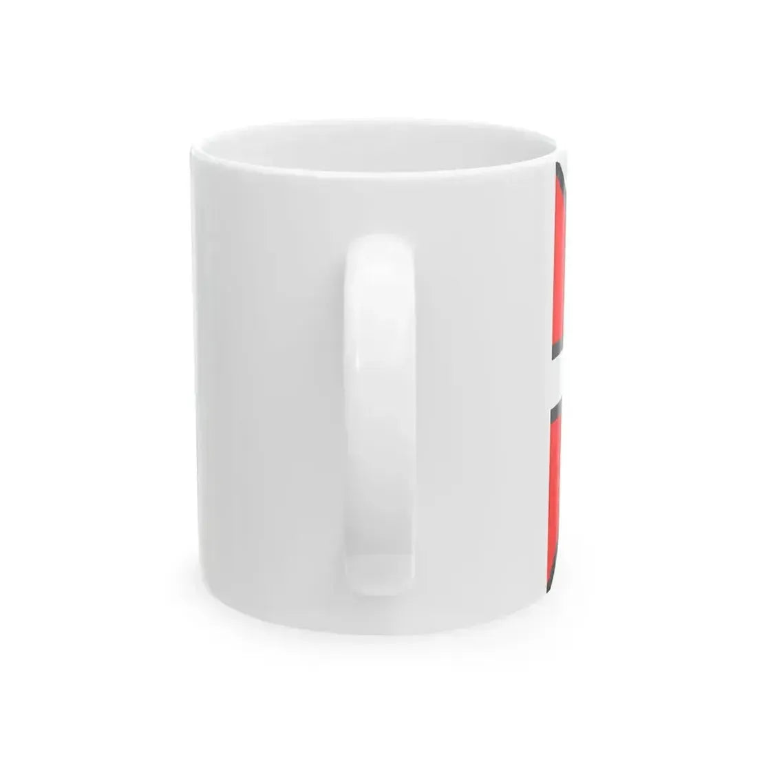 Burgee of Societa Velica di Barcola e Grignano (Italy) White Coffee Mug - Go Mug Yourself